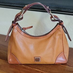 Dooney & Bourke Tan Leather Hobo Bag